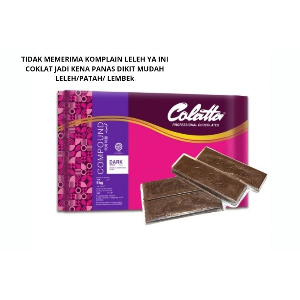

COKLAT COLATTA REPACK UKURAN 1KG, 500GR & 250GR(TIDAK MENERIMA KOMPLAIN LELEH YA,INI COKLAT JADI KENA PANAS DIKIT MUDAH LELEH/PATAH/LEMBEK,TRIMAKASIH.)