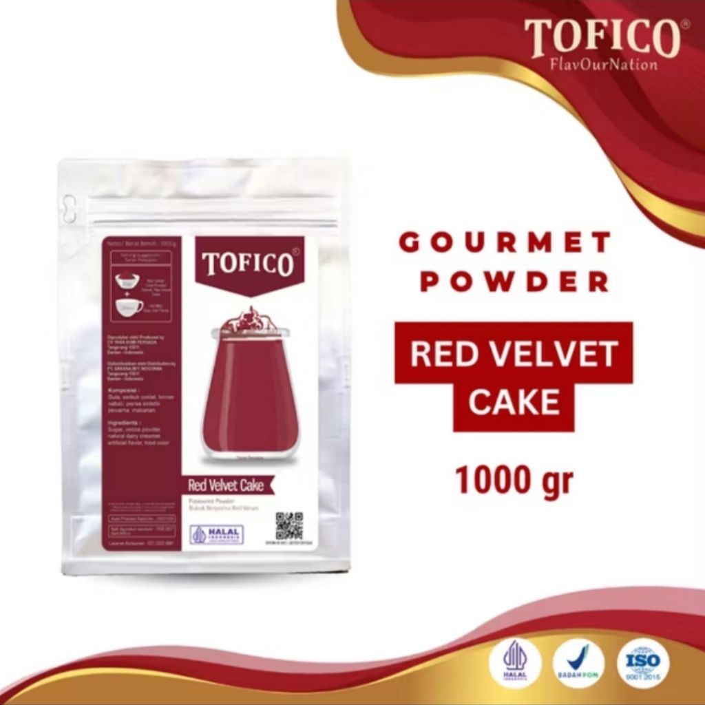 

TOFICO POWDER RED VELVET CAKE 1KG