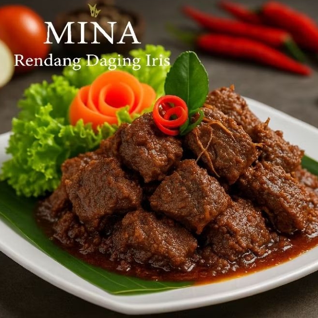 

Rendang Daging Iris khas payakumbuh - Mina 1 kg