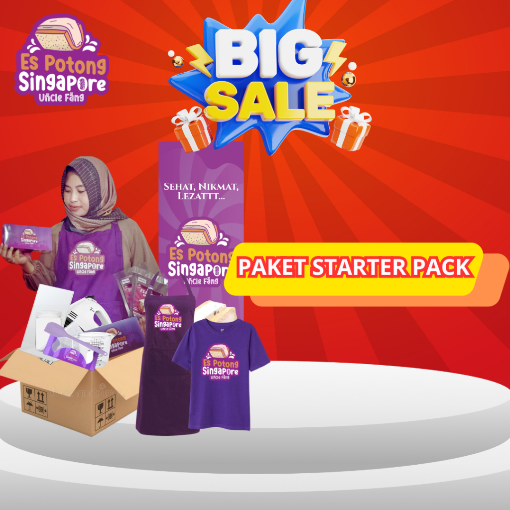 

Paket Es Potong Singapore Uncle Fang (Starter Pack)