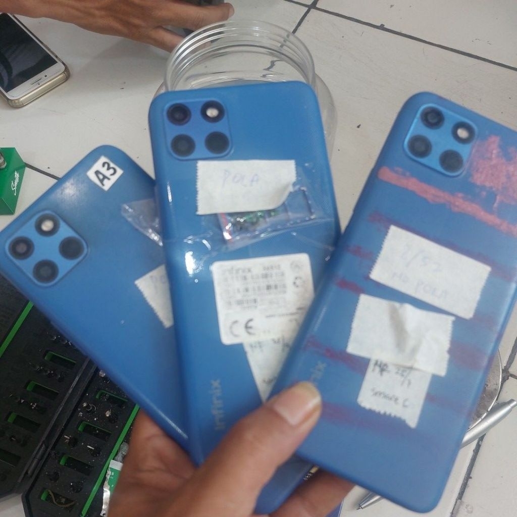 hp infinix smart 6 hd minus lcd,baca deskripsi