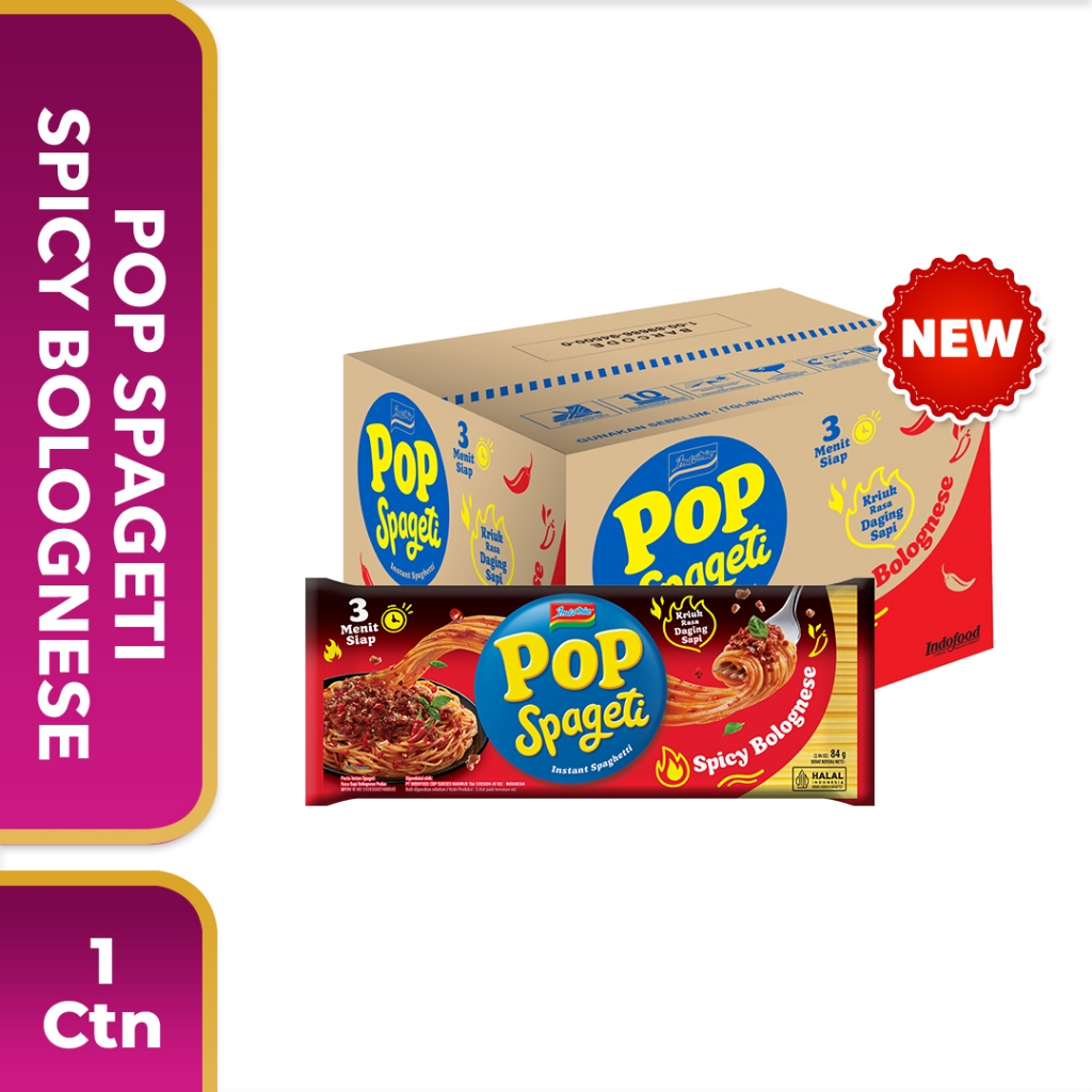 

CTN - Pop Spageti Spicy Bolognese 84 Gr