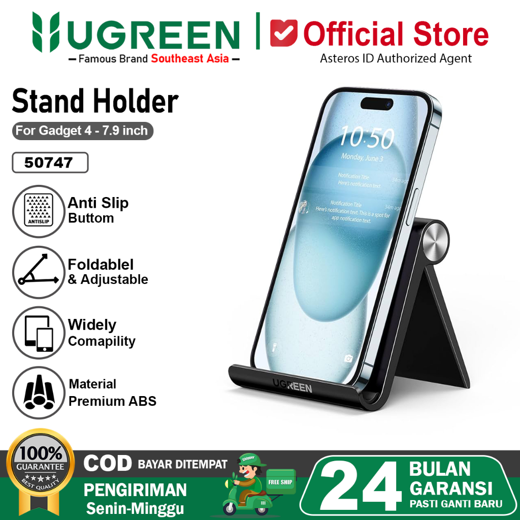 UGREEN Stand Holder Dudukan Handphone Tablet Portable Universal