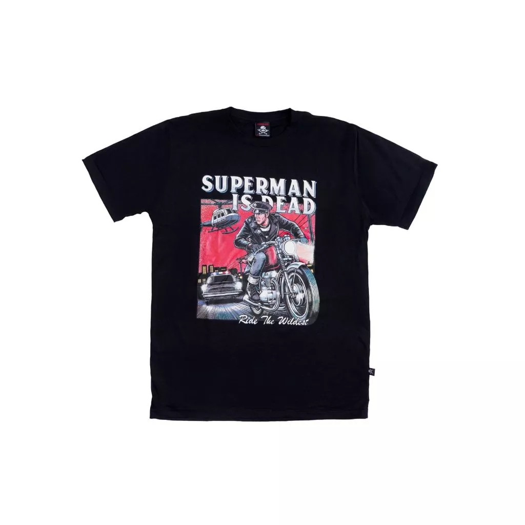 Kaos Superman Is Dead T-Shirt Merch Band SID "Ride The Wildest"