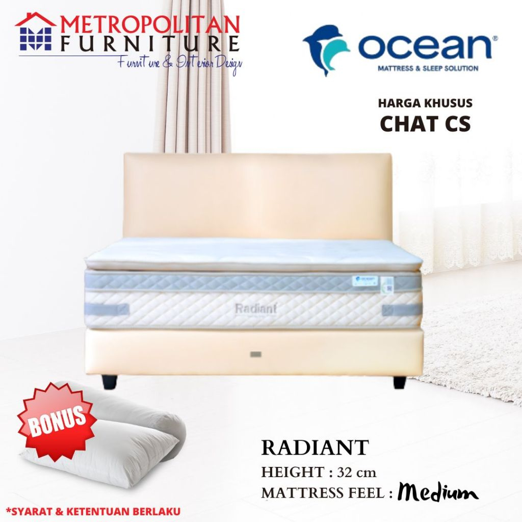 Kasur Springbed Ocean Radiant Spring bed Matras