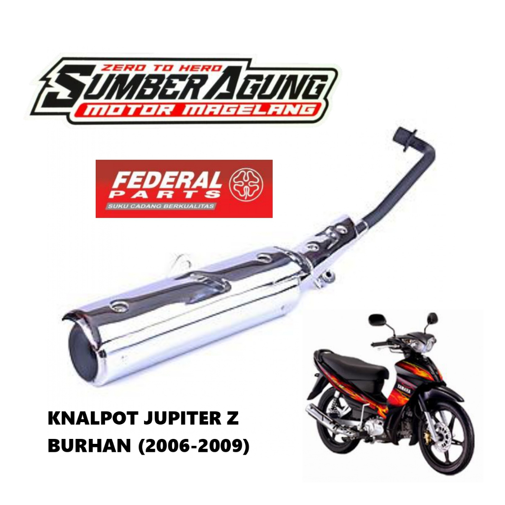 KNALPOT JUPITER Z NEW BURHAN ORI FEDERAL FP-E4711-JPN-2100