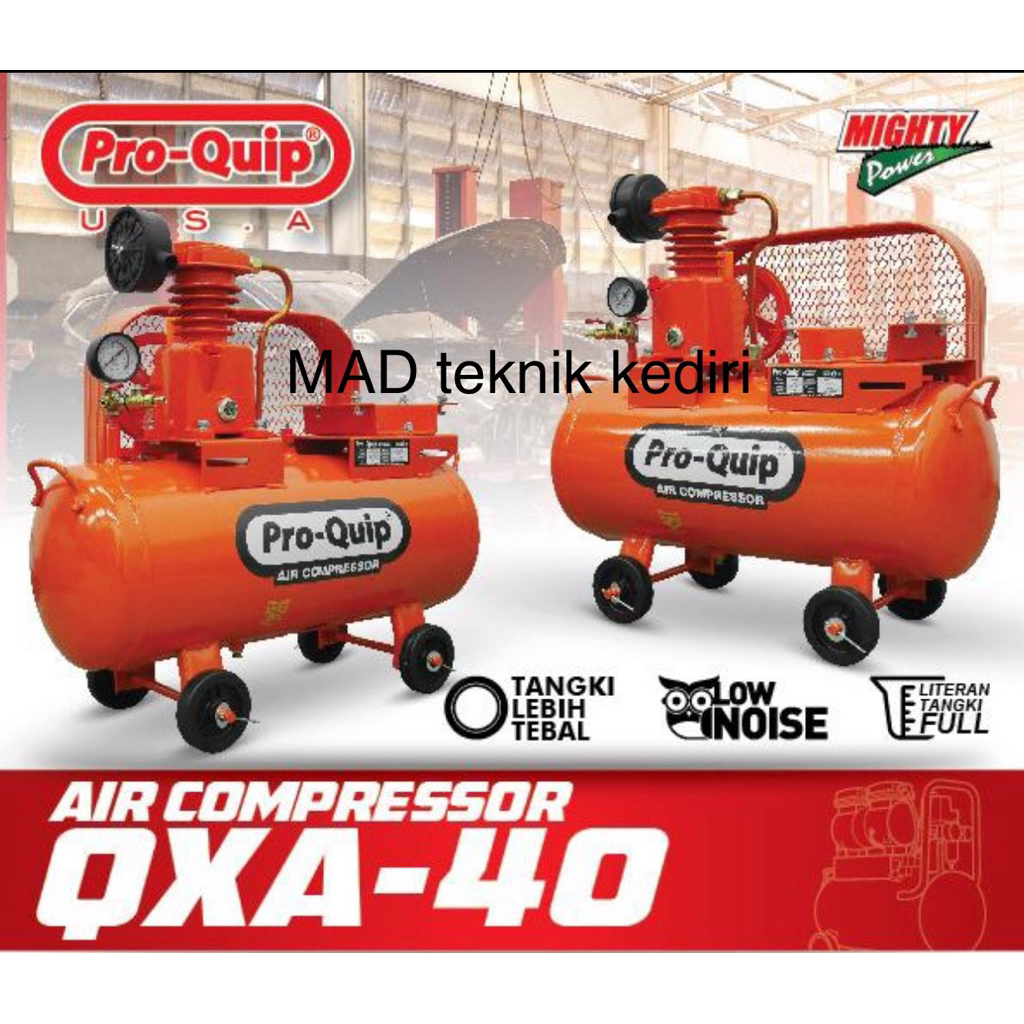 Kompresor 1/4 HP 40Liter TEBAL PROQUIP QXA-40 1/4pk unloading
