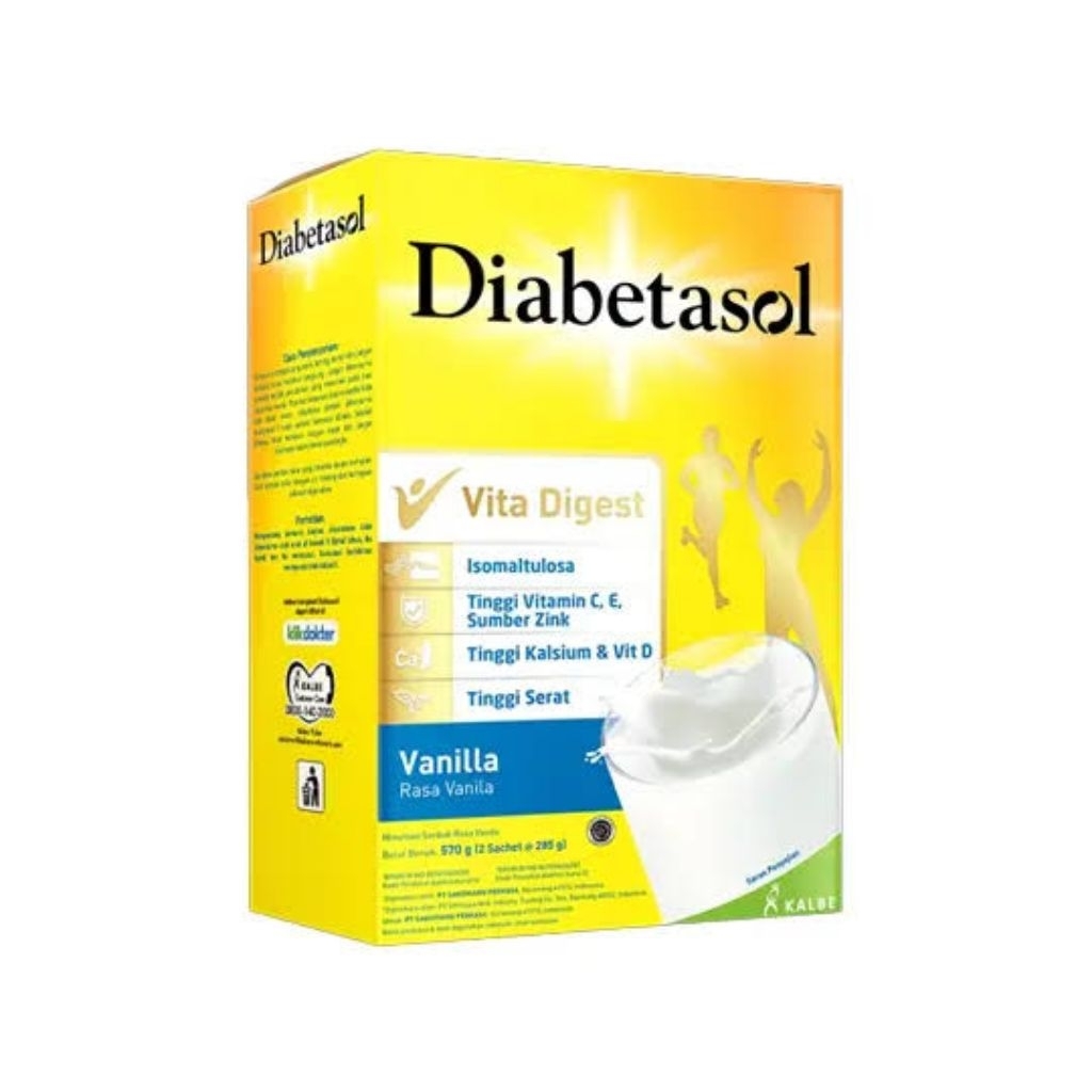 

Diabetasol Vita Digest Susu Rasa Vanilla dan Coklat