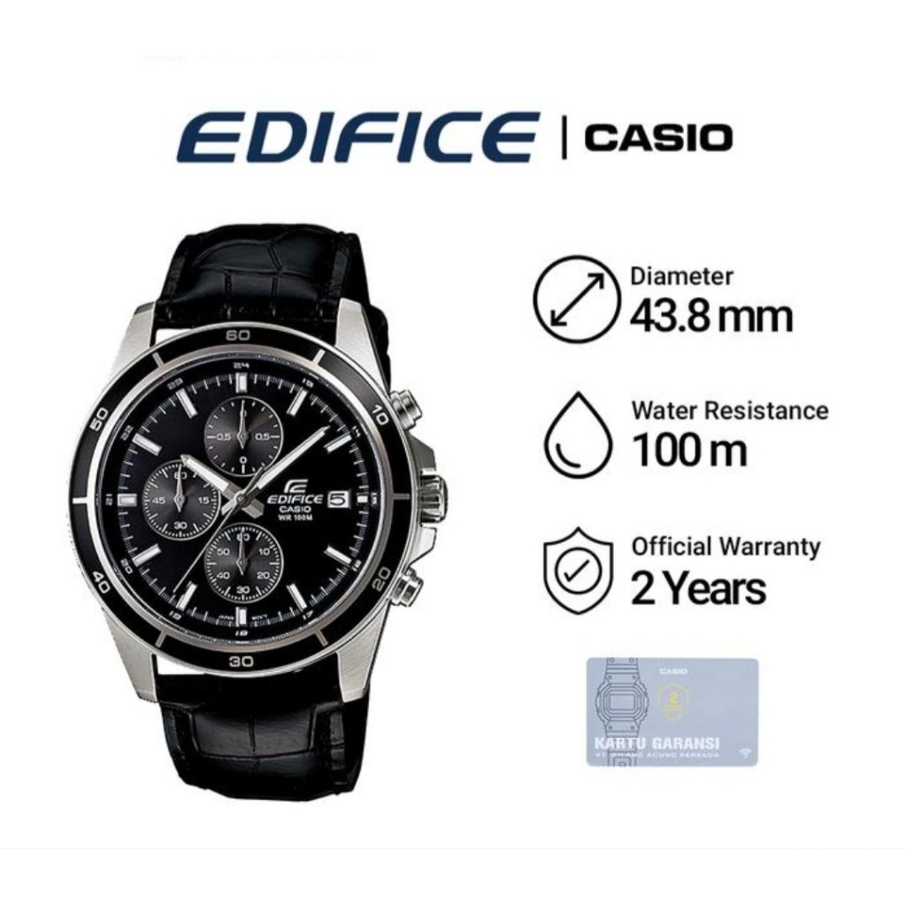 Casio Edifice EFR-526L-1A / EFR-526L-1AVUDF Jam Tangan Pria Original