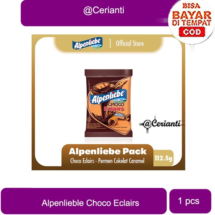 

Permen Alpenliebe Eclairs Kemasan Bag 144 Gram (Isi 40 Pcs)_Cerianti