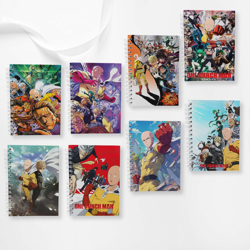 

Note Book Spiral Large (10 cm X 14 cm) Edisi One Punch Man