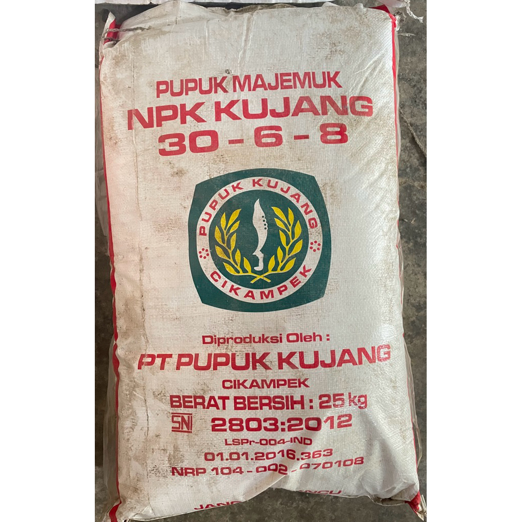 Pupuk Majemuk NPK Kujang 30-6-8,25KG