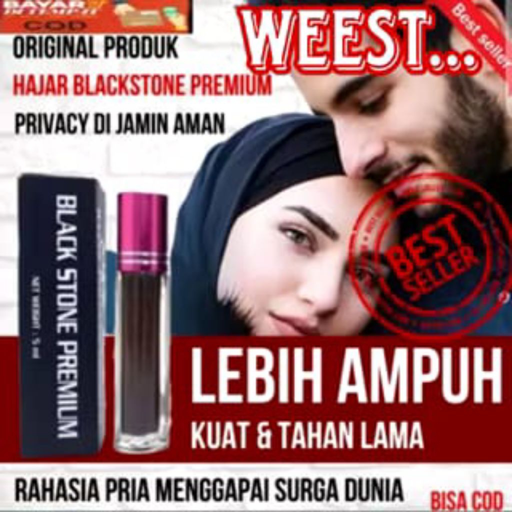 hajar jahanam black stone kualitas premium original minyak oles pria dewasa