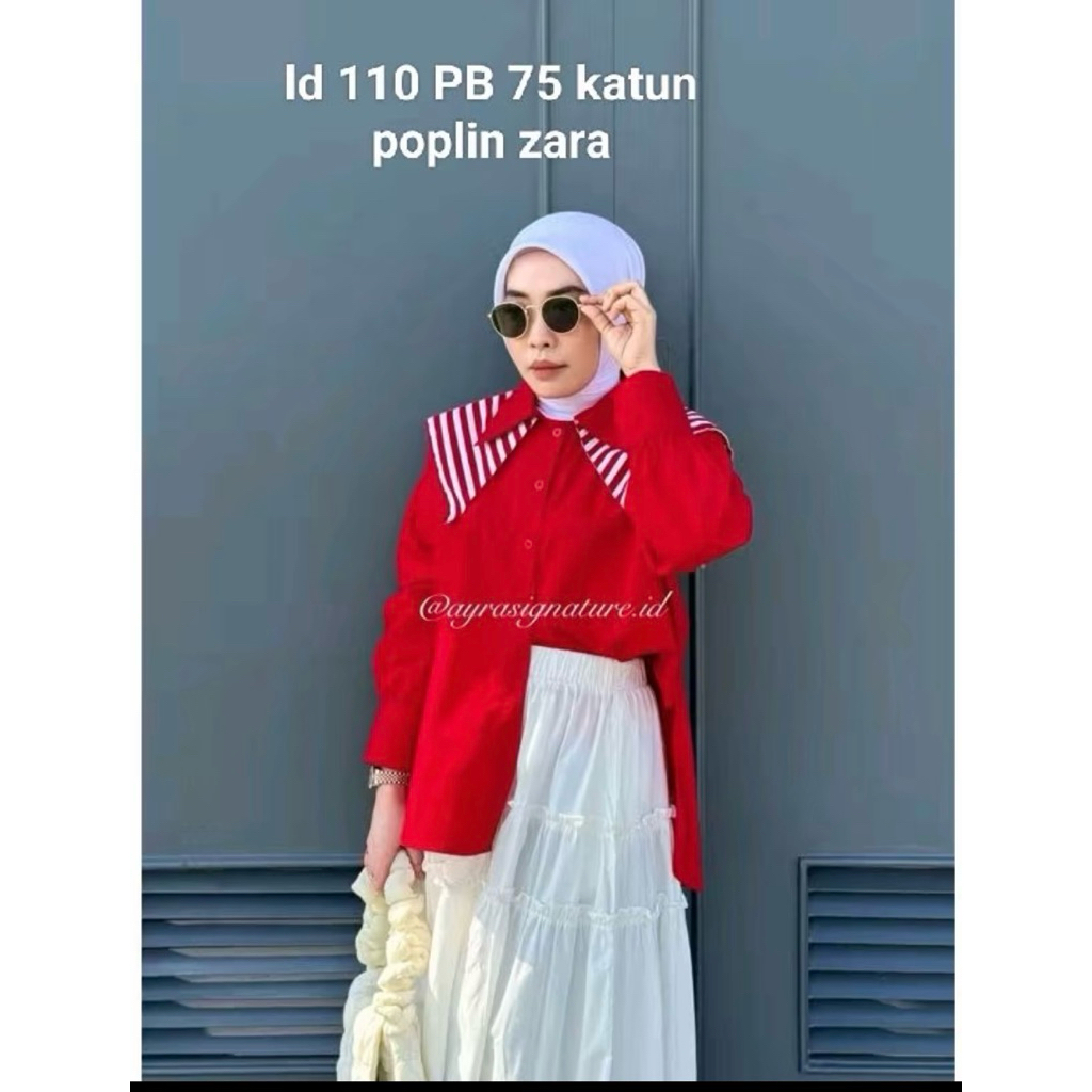 baju atasan merah putih 17 Agustus