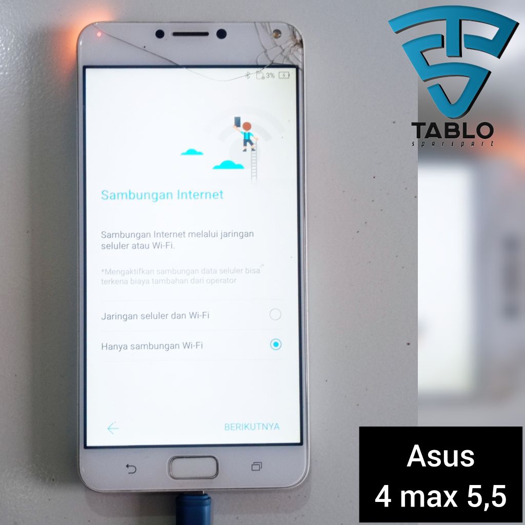 LCD MINUS Lcd touchscreen frame Asus Zenfone 4 max Pro 5,5" ZC554KL minus