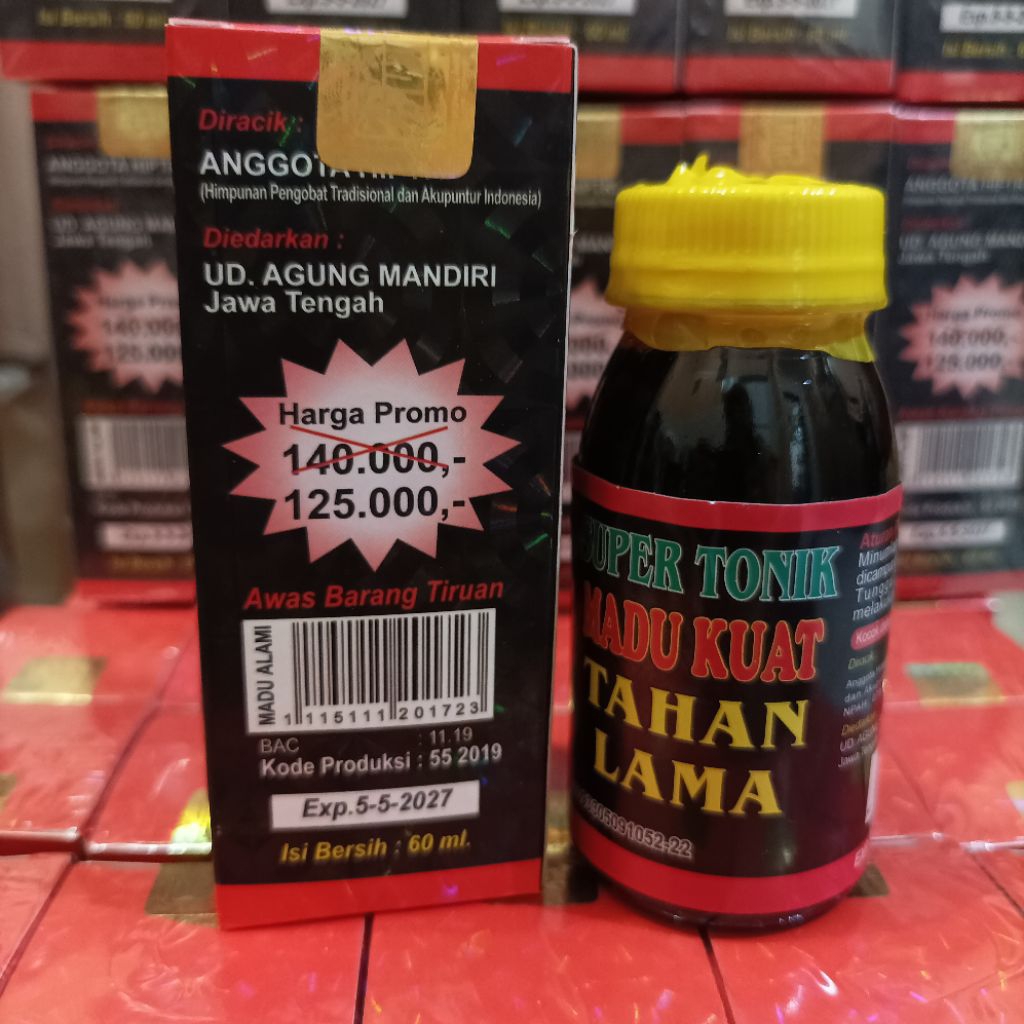 MADU SUPER TONIK 6X ASLI KUAT TAHAN LAMA ORIGINAL