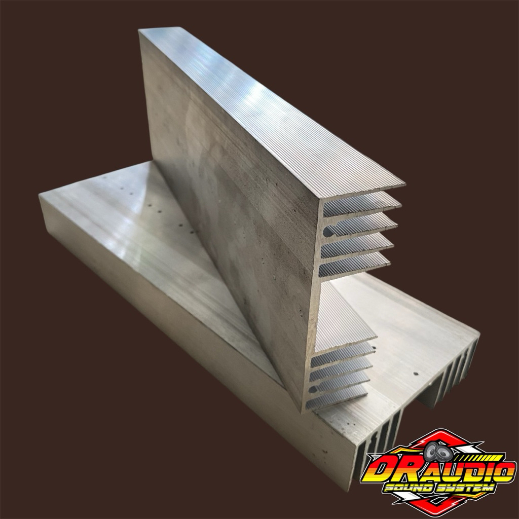 PENDINGIN HEATSINK transistor 10 SIRIP 30 cm tebal 4 mm