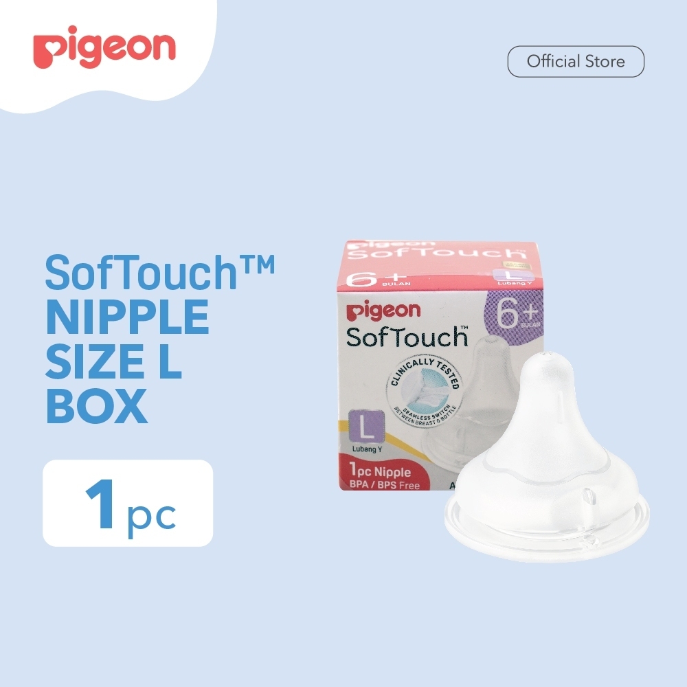 PIGEON SOFTOUCH PLUS NIPPLE BOX S/L/LLL