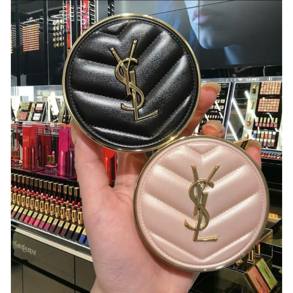 YSL Le Cushion Encre De Peau New Luminous Matte Cushion Foundation Black/Pink 5gr(TravelSize)/14gr(F