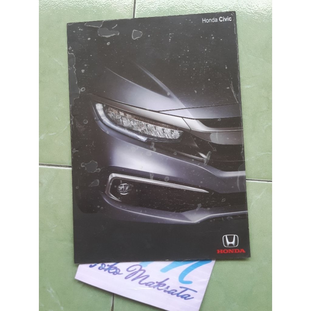 brosur iklan original mobil Honda CIVIC