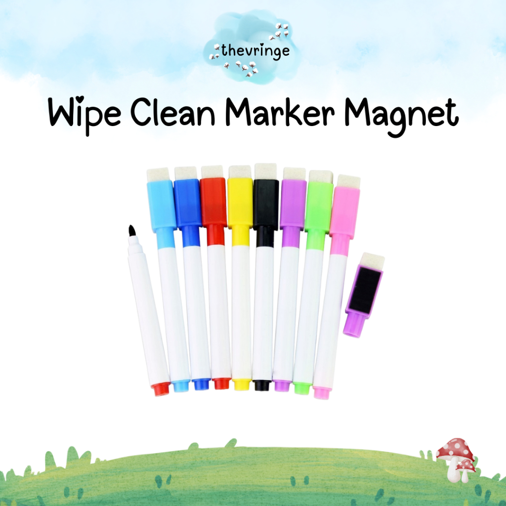 

Wipe Clean Marker - Spidol untuk buku wipe clean Whiteboard Papan Tulis