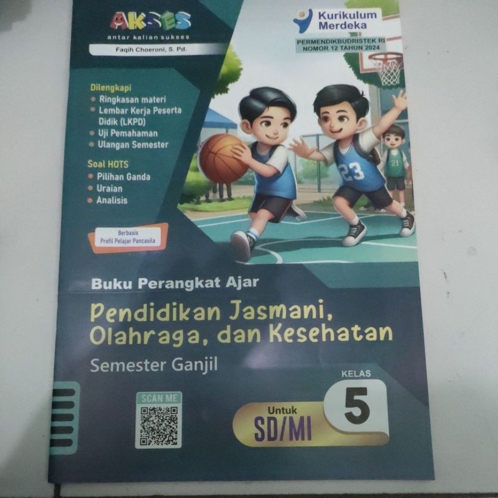 Lks Akses Pendidikan Jasmani,Olah Raga dan Kesehatan kelas 5 semester 1