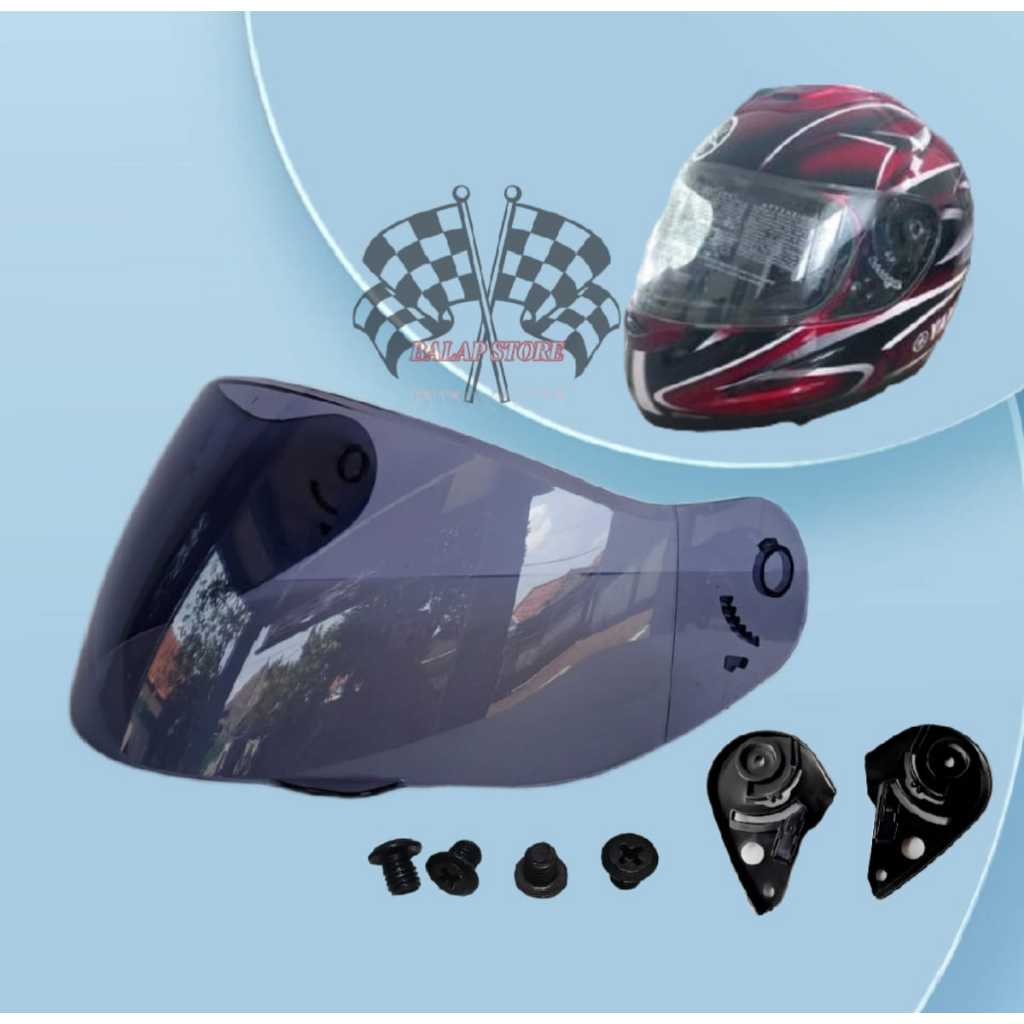 kaca helm full face yamaha vixion, kaca yamaha old