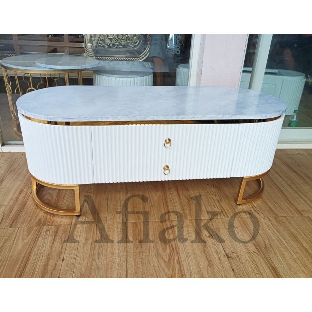 Buffet tv hpl marmer 160