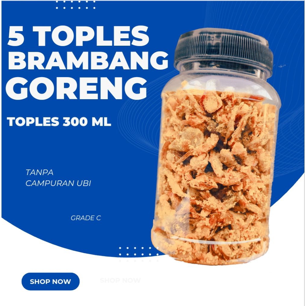 

brambang goreng rasa original 5 * 300 mili gurih tanpa ubi