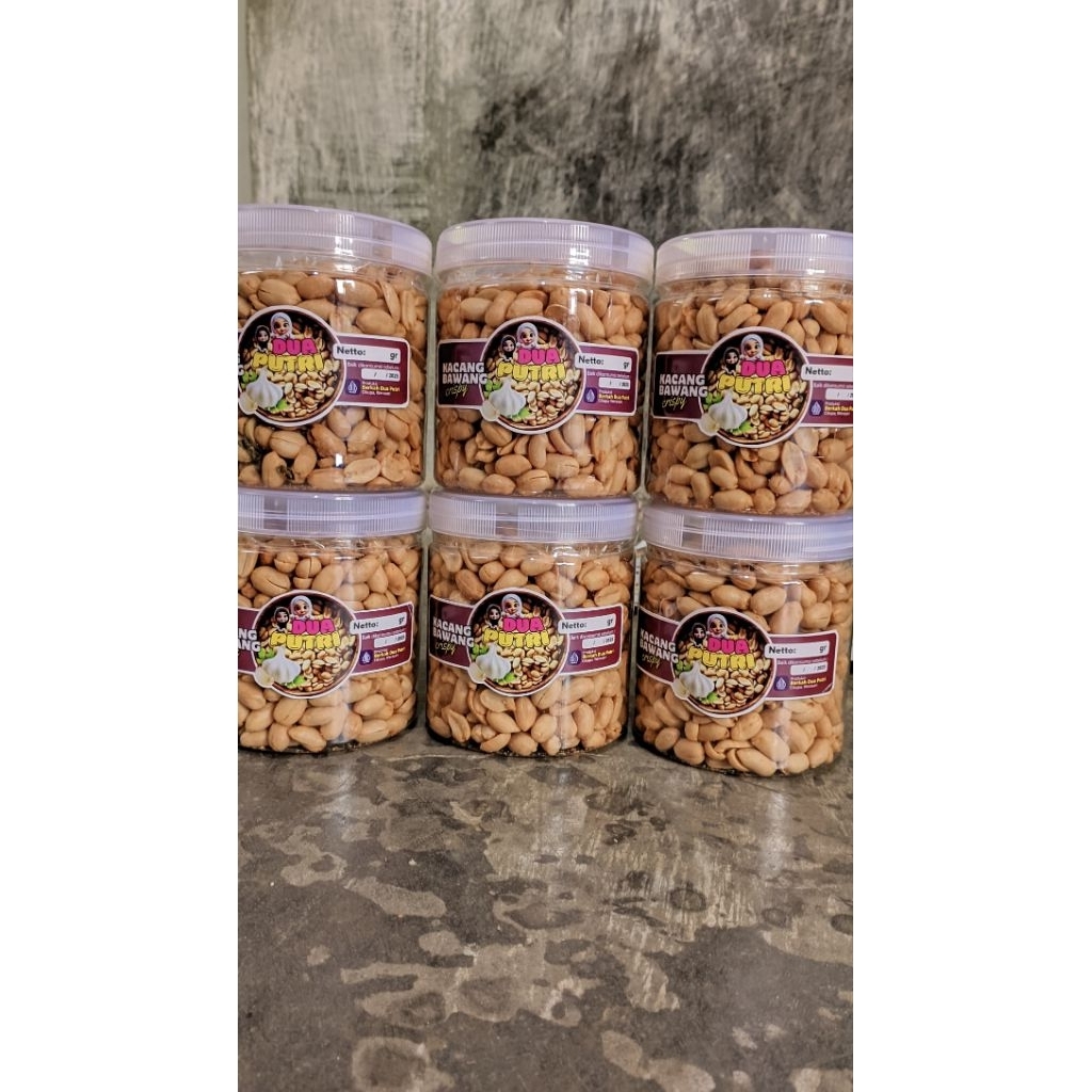 

KACANG BAWANG GURIH RENYAH KEMASAN TOPLES 500GRAM