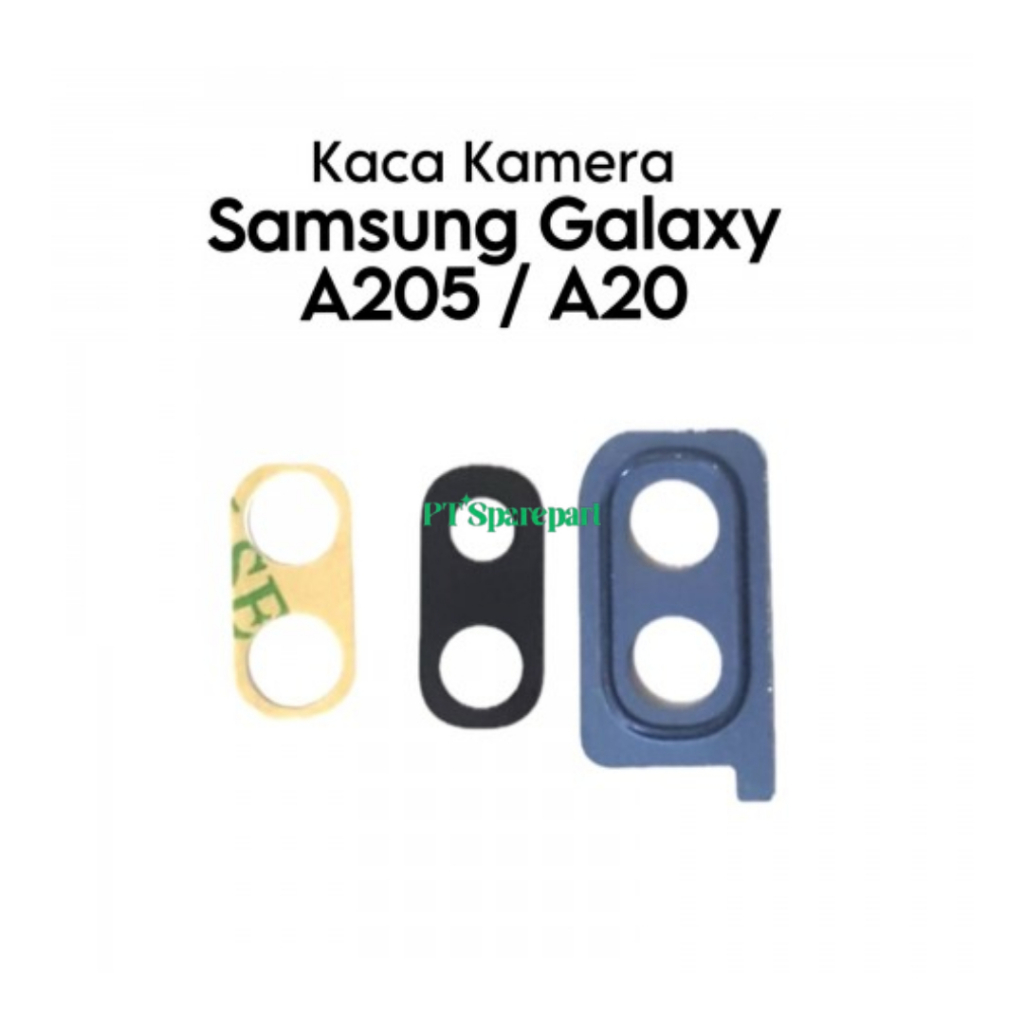 Kaca Lensa Fullset Kamera Belakang Samsung Galaxy A20 2019 / A205 / SM-A205F / SM-A205FN / SM-A205GN
