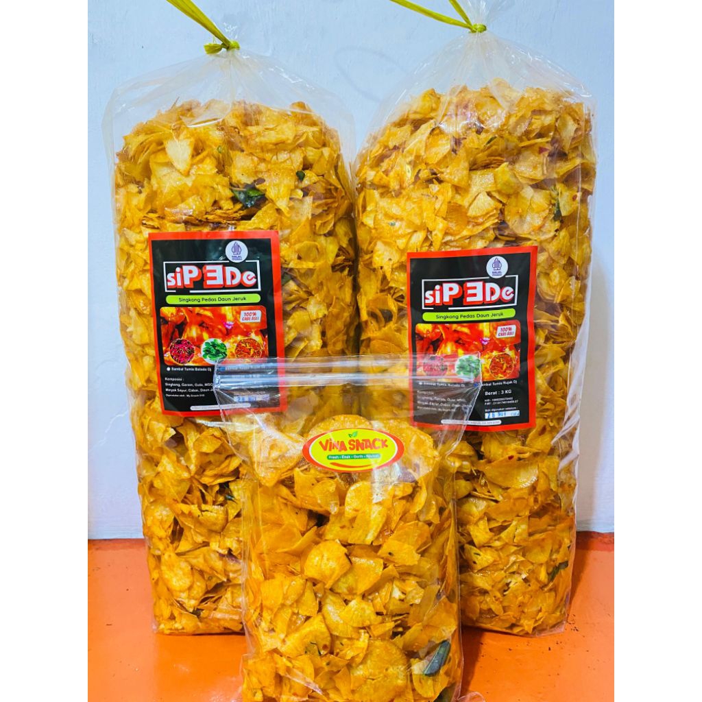 

Keripik Singkong Balado Dan Rujak Daun Jeruk 1Kg