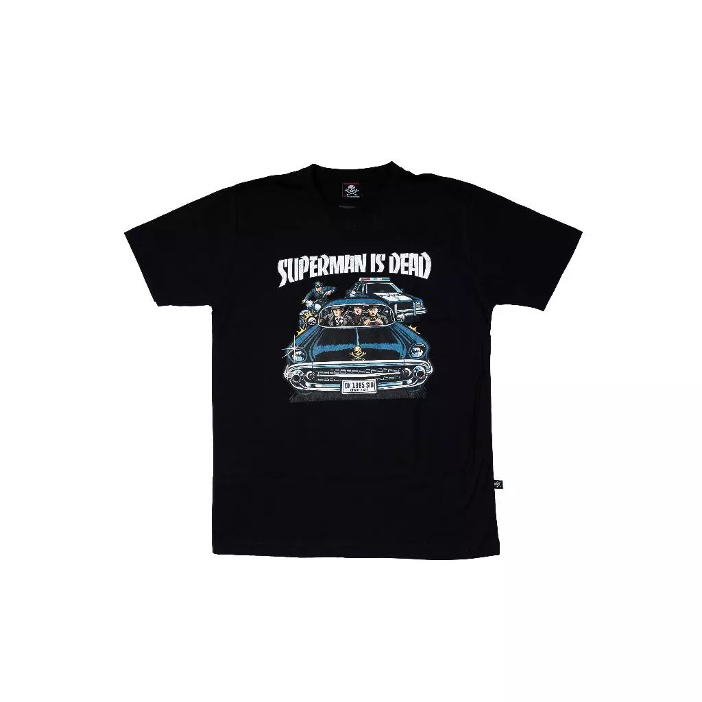 Kaos Superman Is Dead T-Shirt Merch Band SID | Black