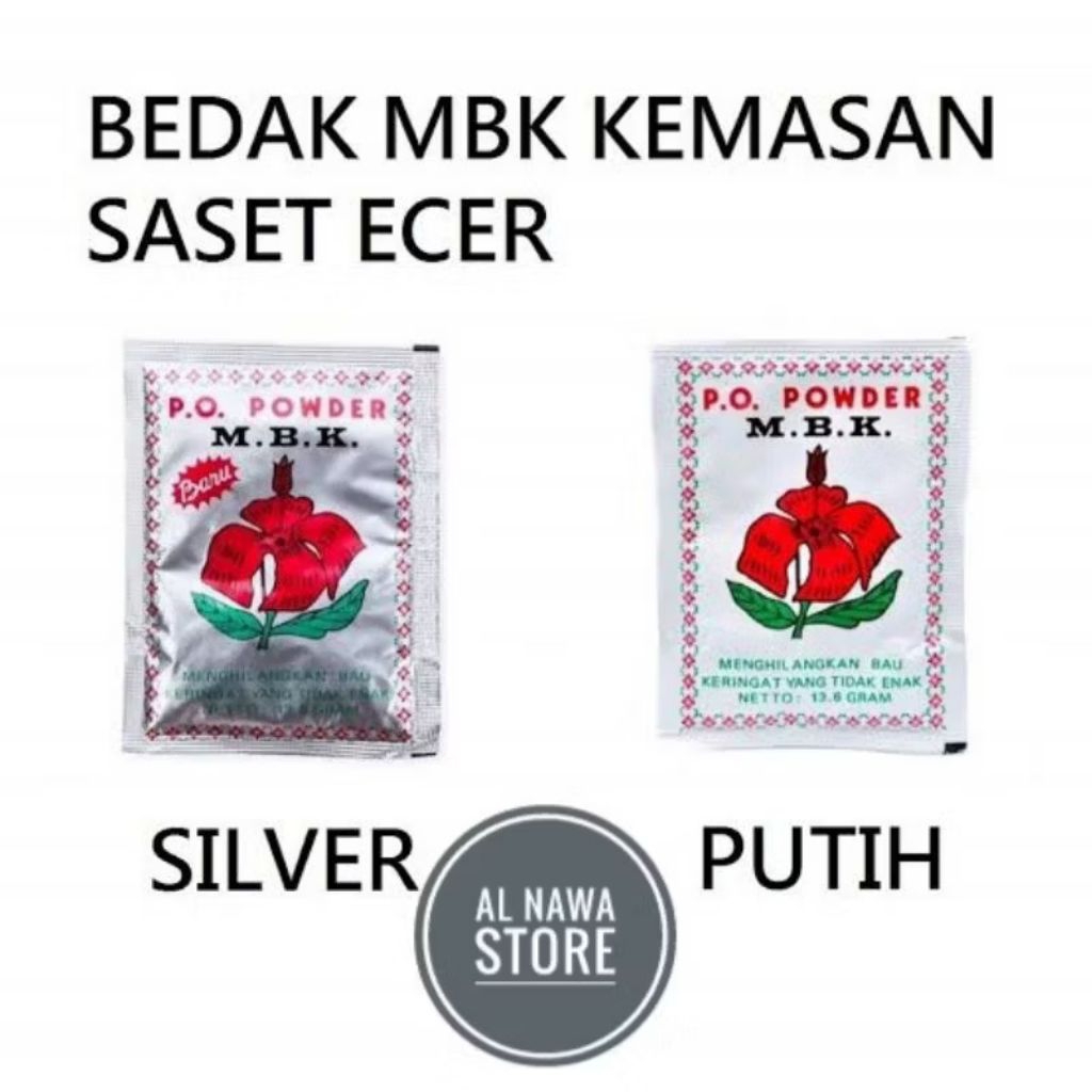 Grosir Bedak PO Powder MBK 1 SACHET Bedak MBK Powder Pupur Bau Badan Mengurangi Keringat Berlebih Ta