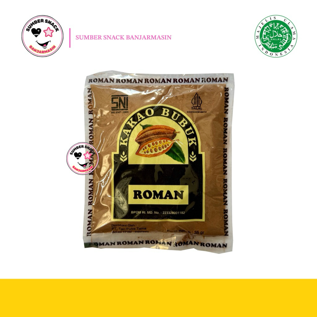 

Roman Kakao Bubuk Coklat (35g)