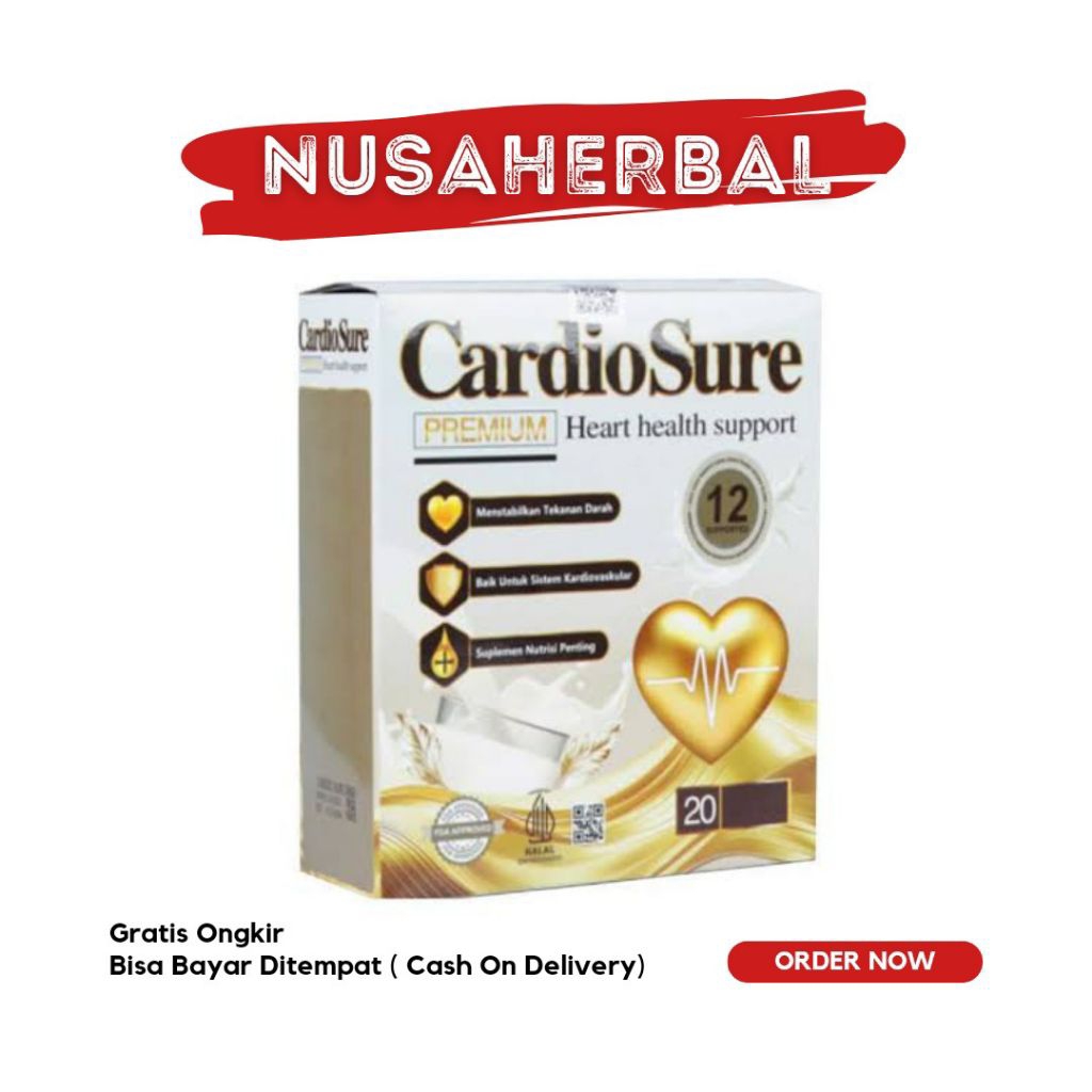 

CARDIOSURE MILK ASLI ORIGINAL SUSU OBAT HIPERTENSI TURUNKAN KOLESTROL & ASAM URAT ATASI MASALAH PENYAKIT JANTUNG