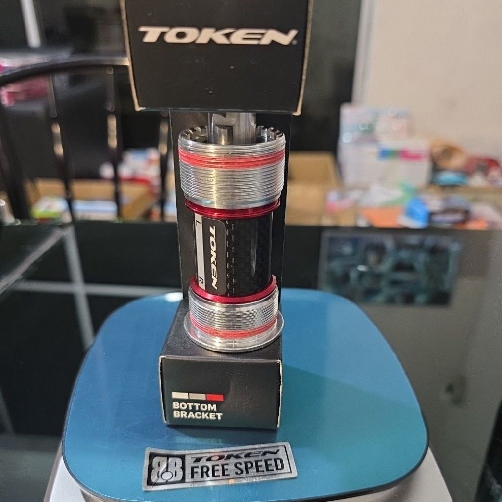 TOKEN BB BOTTOM BRACKET FREE SPEED TK868TBT 118 ORIGINAL GARANSI RESMI