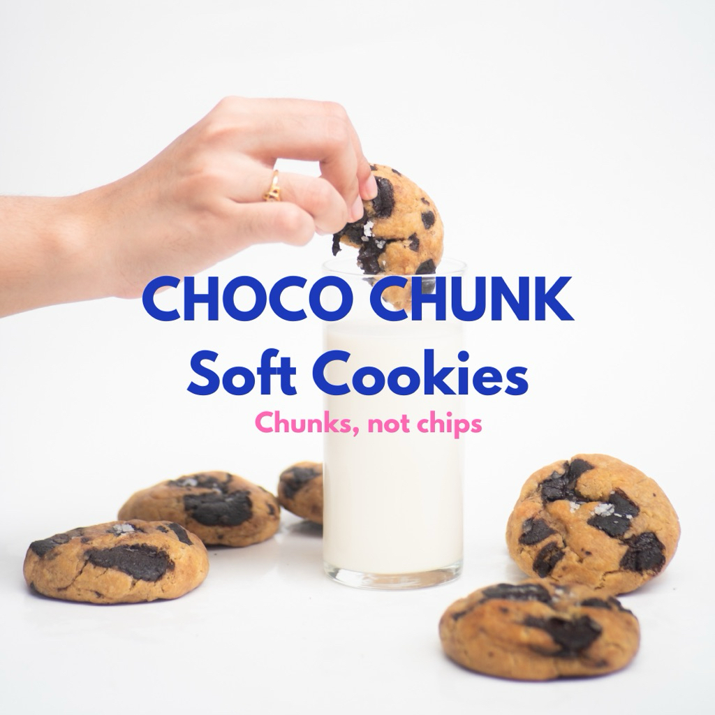 

Soft Cookies Chocolate CHOCO CHUNK by CHUNKEE BITES 100% Homemade