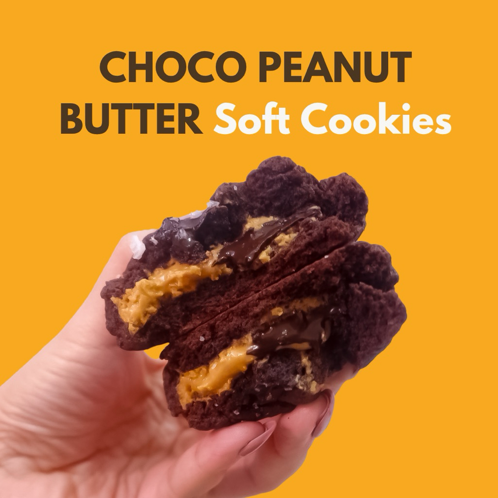 

Soft Cookies CHOCO PEANUT BUTTER by CHUNKEE BITES 100% Homemade