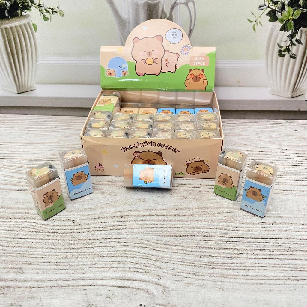 

Penghapus Capybarra Kotak Mini Lucu Hapusan Capybarra Mini Bisa COD