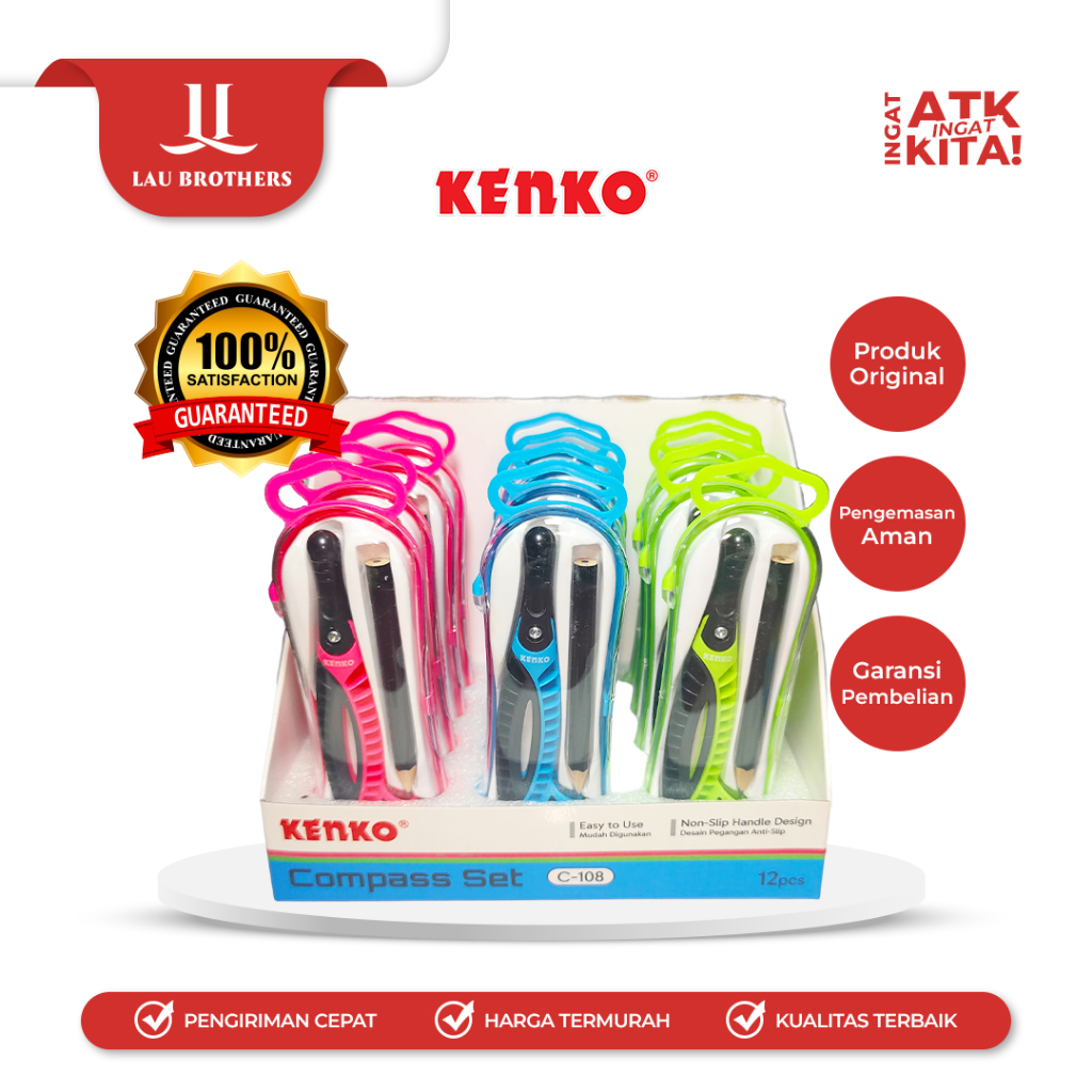 

KENKO JANGKA SET/ COMPASS SET C-108 (1SET)