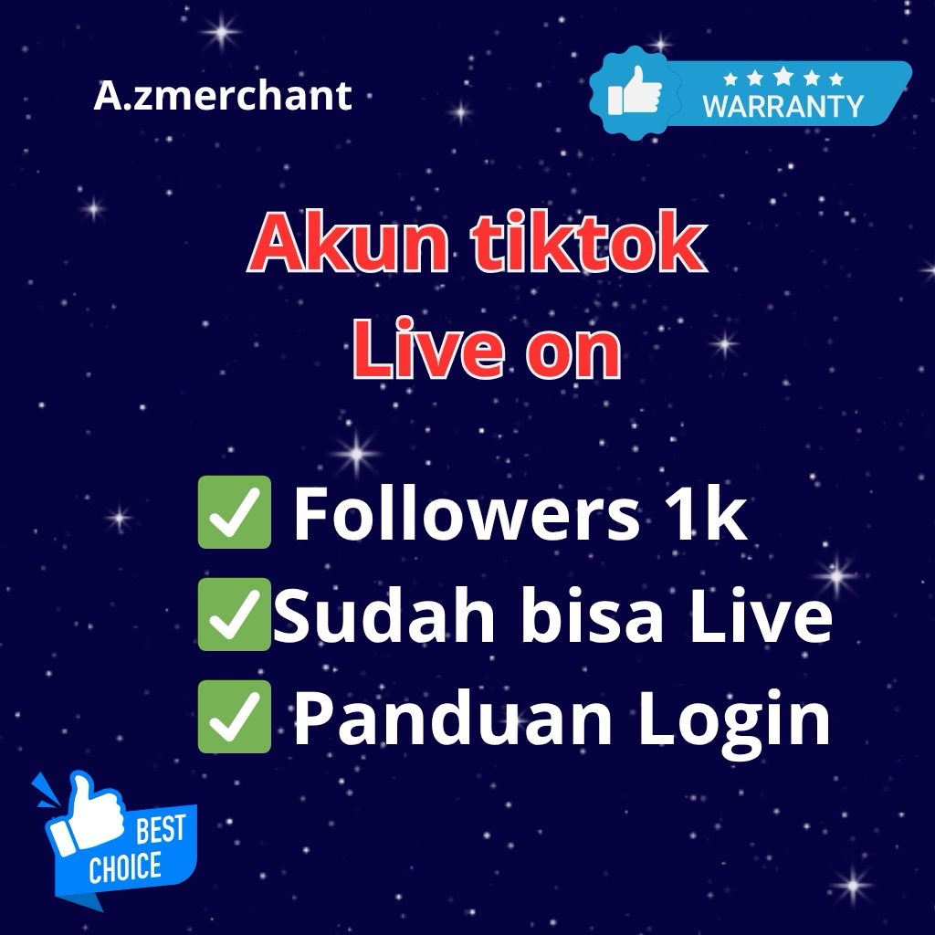 akun tiktok 1k sudah bisa live