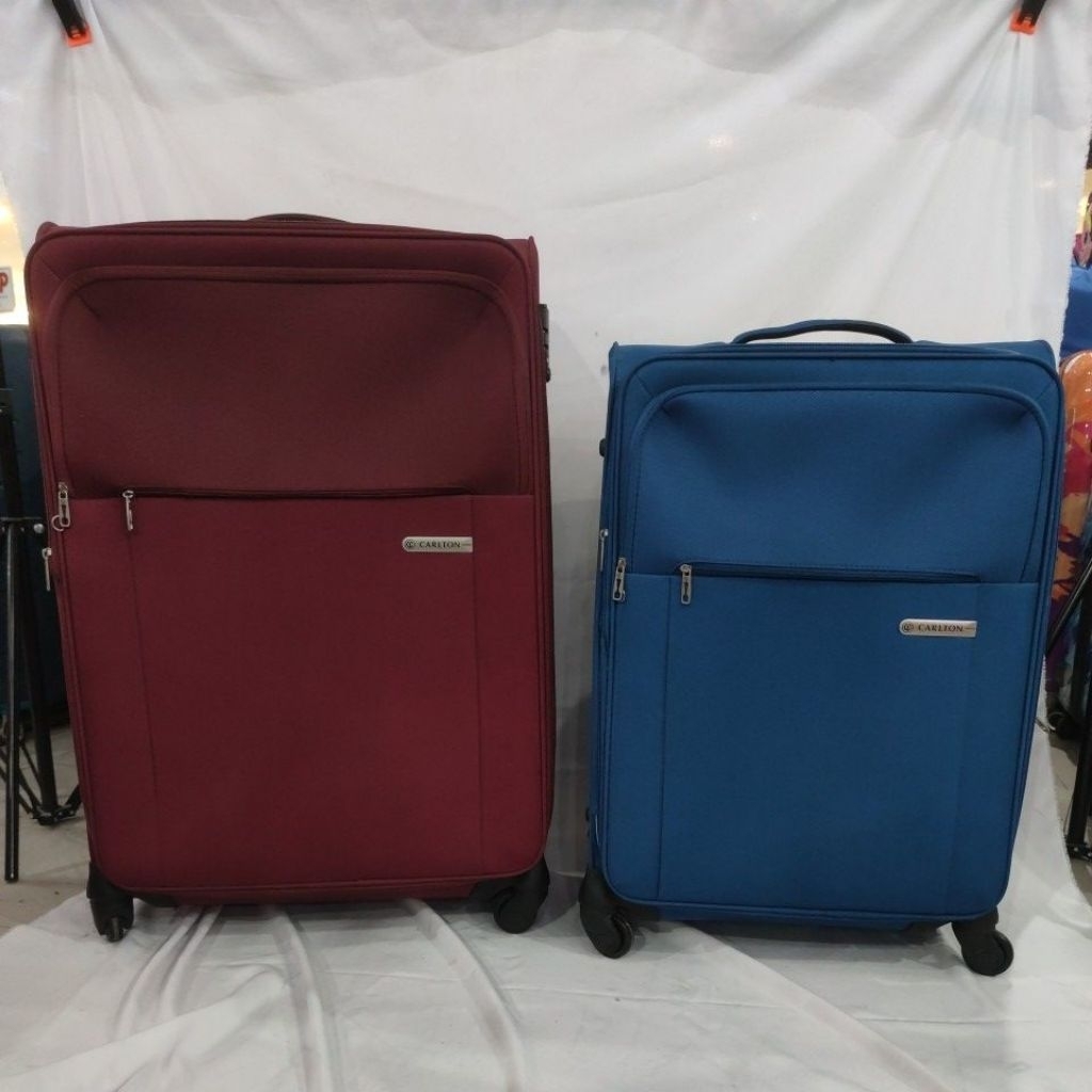 koper merk carlton bahan kain kunci nya sudah tsa lock
