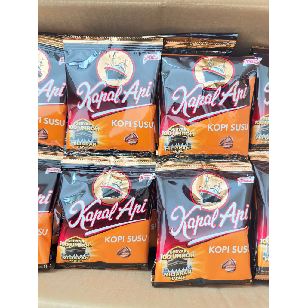 

Kopi Kapal Api Susu 1 renceng isi 10sachet