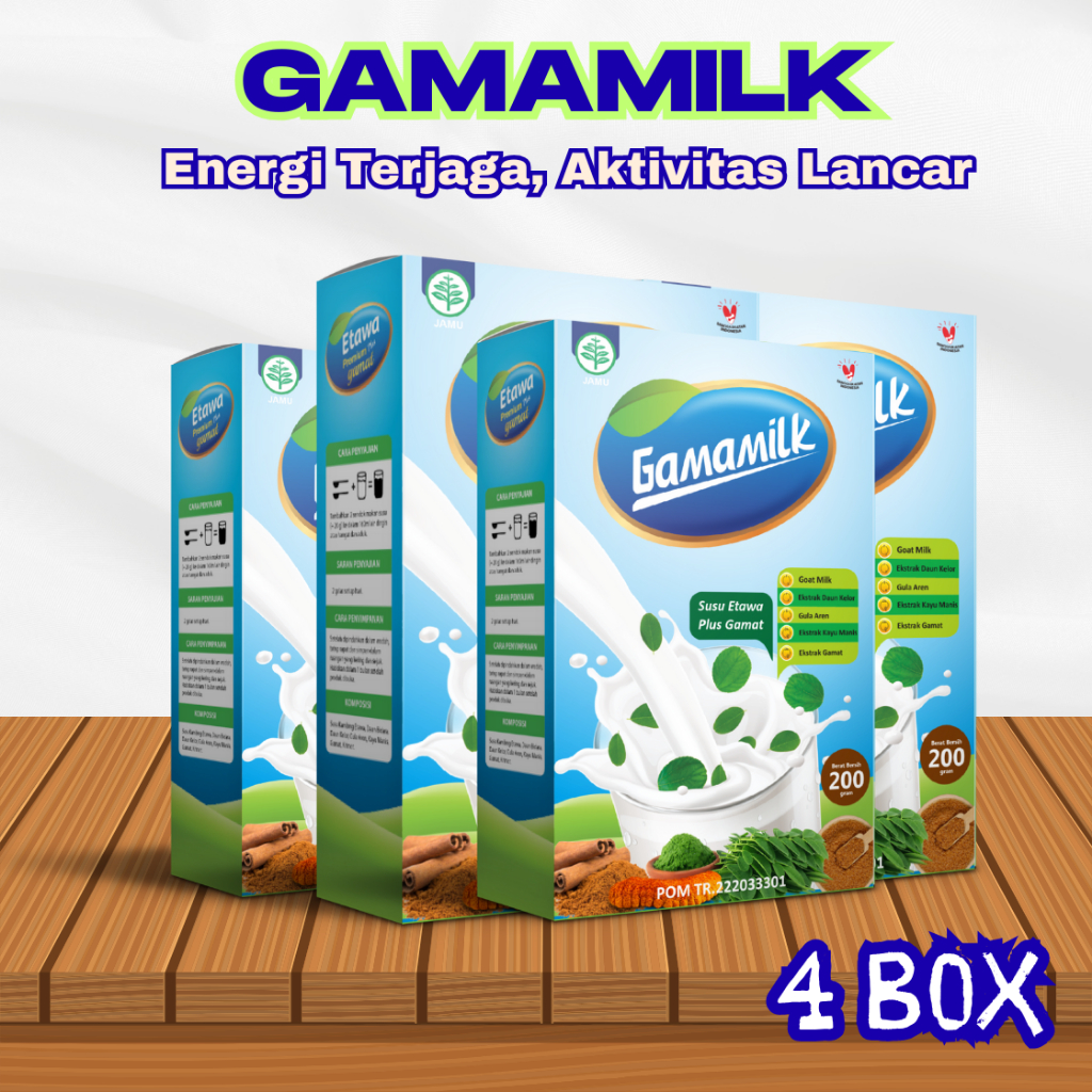 

GAMAMILK 4 Box Menjaga Energi dan Aktivitas Lancar