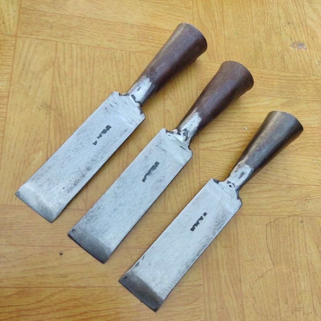 Pahat kayu Tatah kayu 3 CM tanpa gagang. (1pcs)