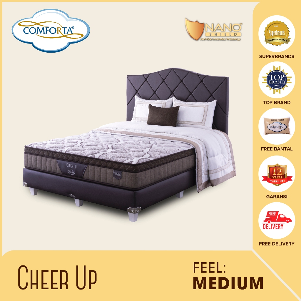 COMFORTA Kasur Springbed Cheer Up Fullset
