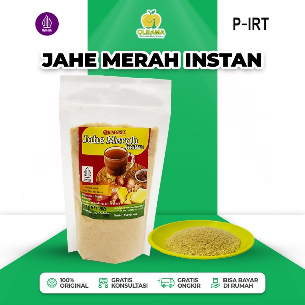 

Jahe Merah Instan Bubuk Asli Oleh Oleh Khas Batu Malang | Minuman Herbal 100% Tanpa Campuran