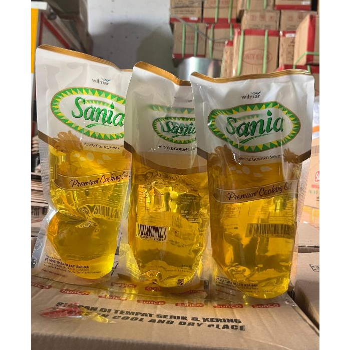 

Minyak goreng Sania 800 ml 1 dus isi 12pcs