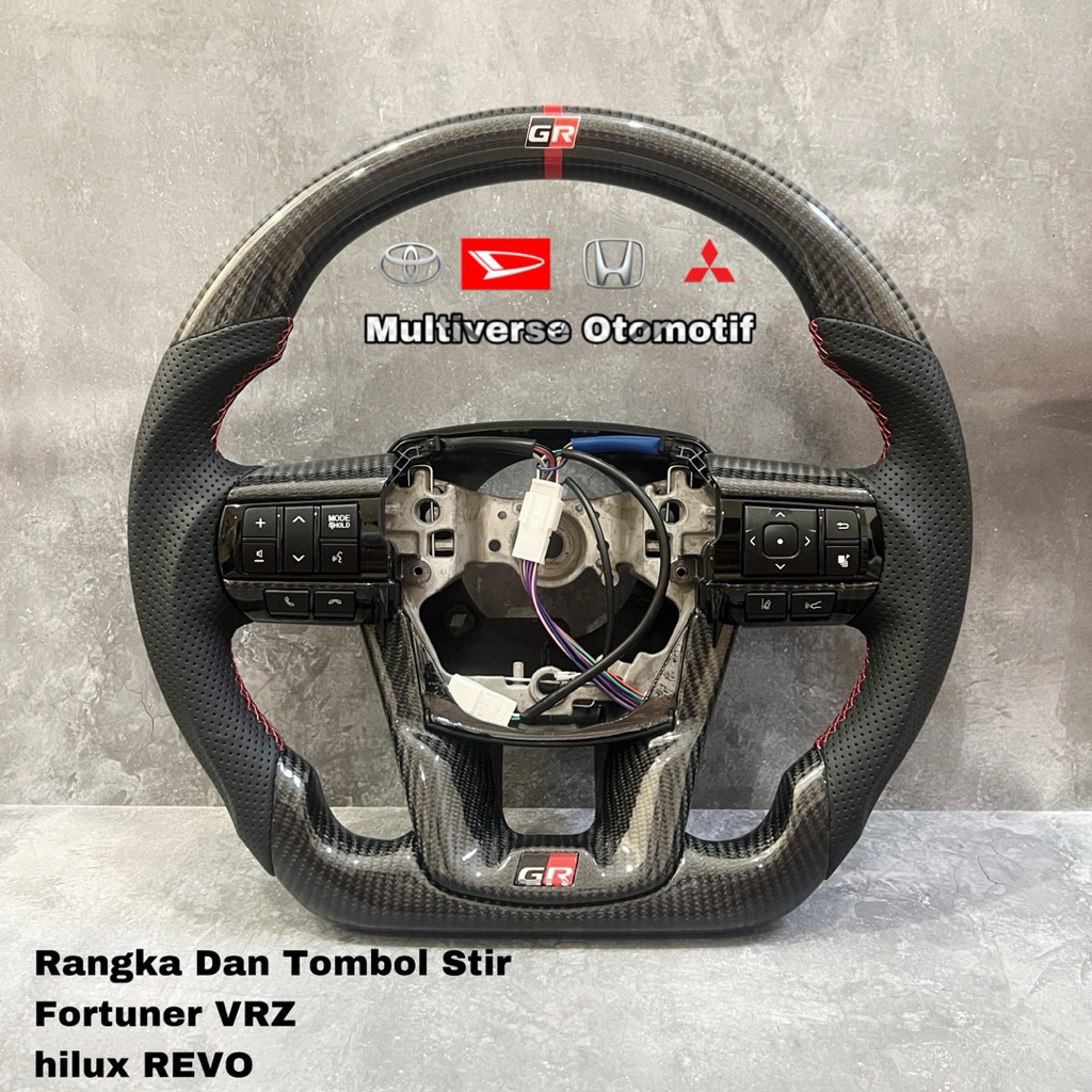 Rangka Stir Fortuner VRZ Carbon GR Original Carbon